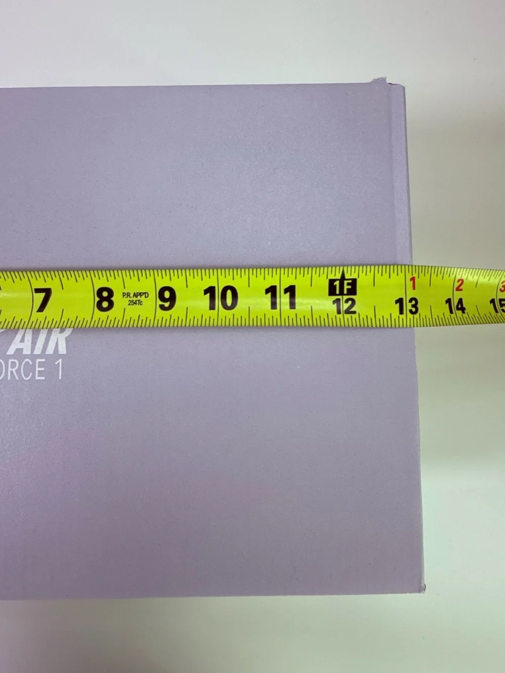 Nike Air Force 1 Gray Shoe Box Empty Replacement Storage Box with Tissue Paper